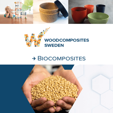 Biocomposites from WoodComposites Sweden AB